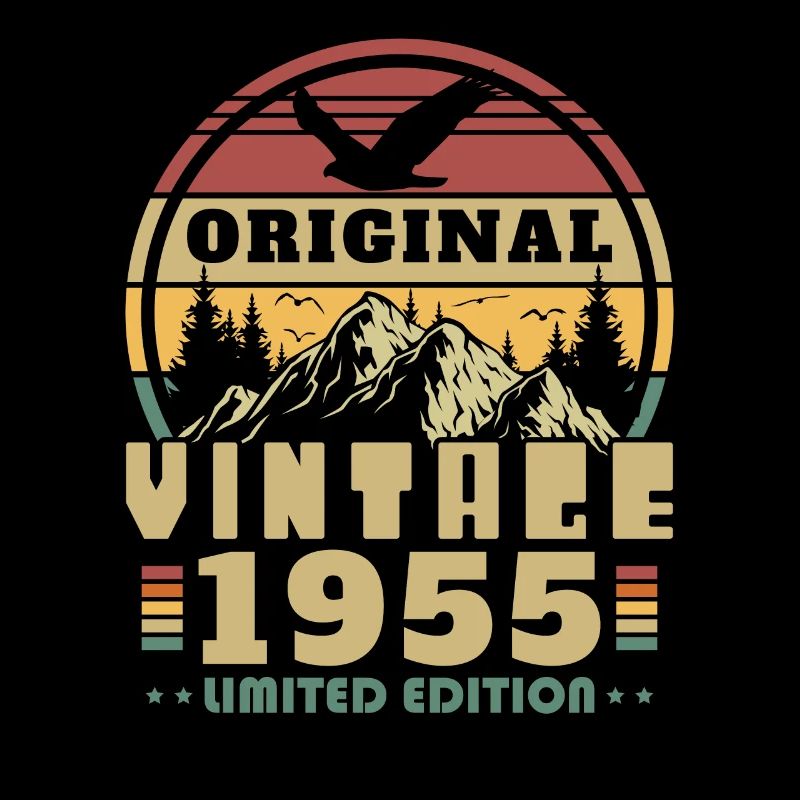 1955 Vintage Retro Geburtstagsgeschenk