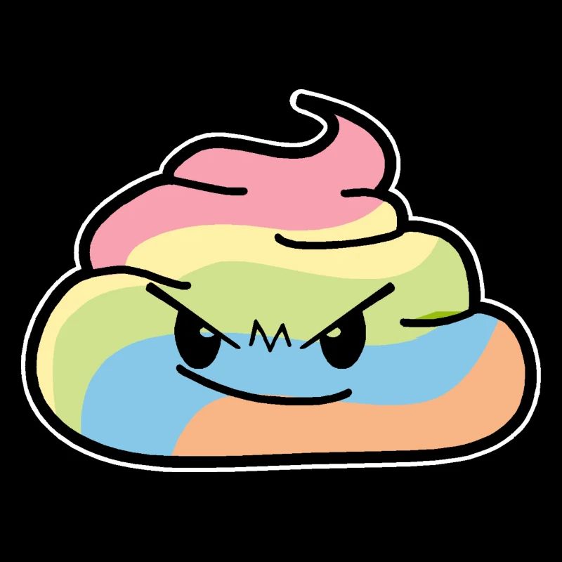 Rainbow Bunch - Poo grumpy poop