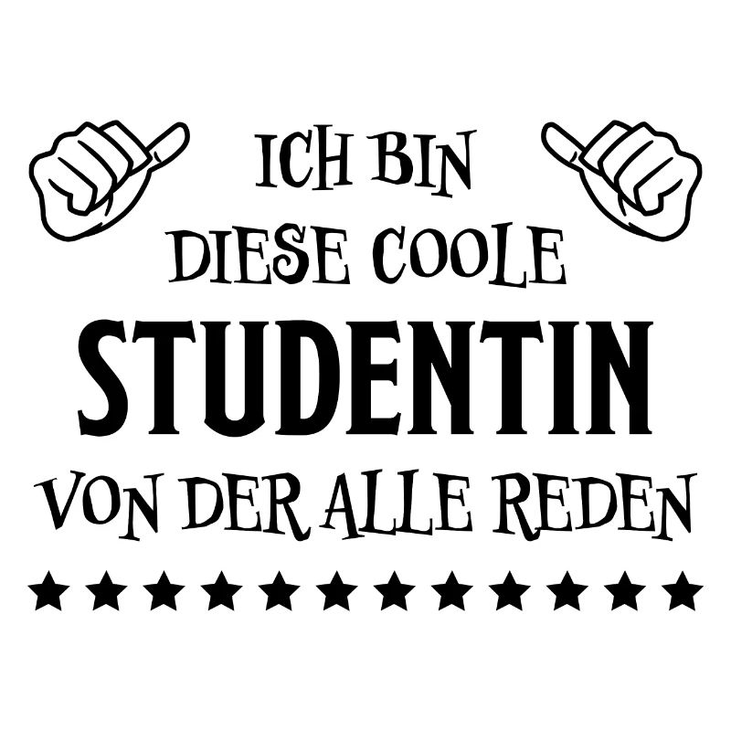 Studentin Spruch Universität Studentin Geschenk