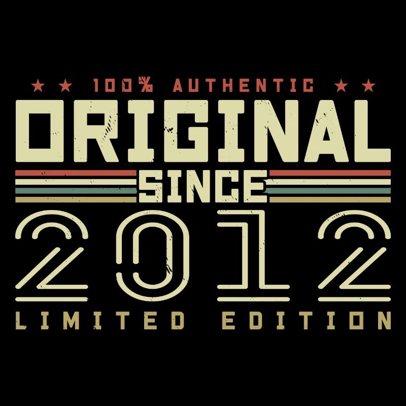 Original 2012 Retro 2012 Geburtstagsgeschenk