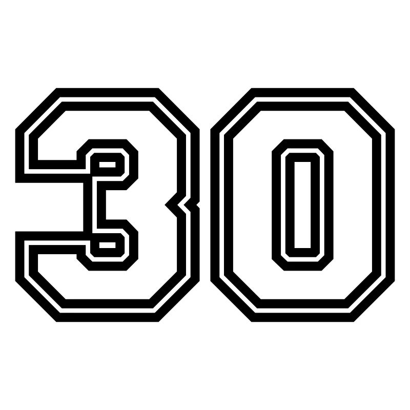 30 number symbol