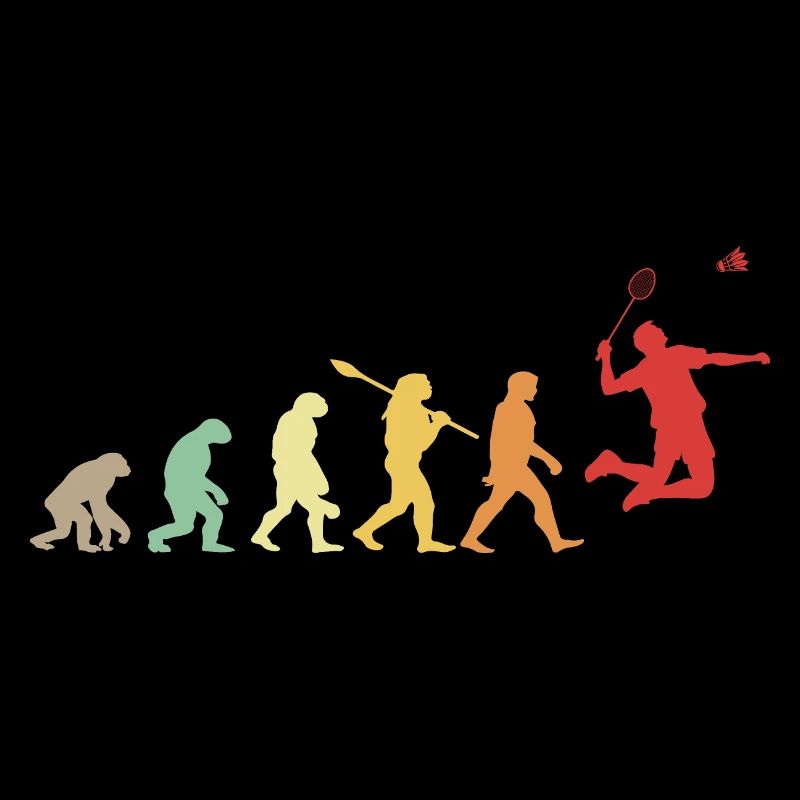 Evolution Badminton Geschenk für Badmintonspieler