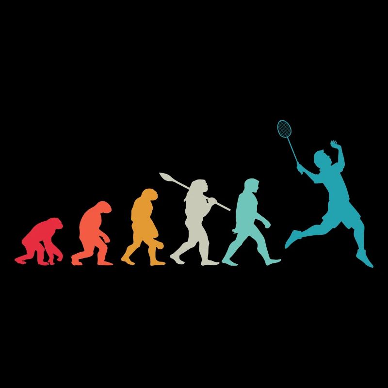Badminton Evolution Gift for Badminton Players