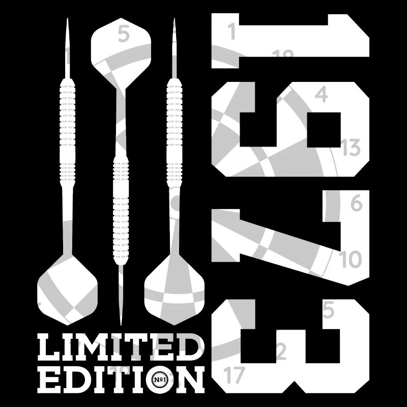 LIMITED EDITION 1973 DARTS 53. GEBURTSTAG