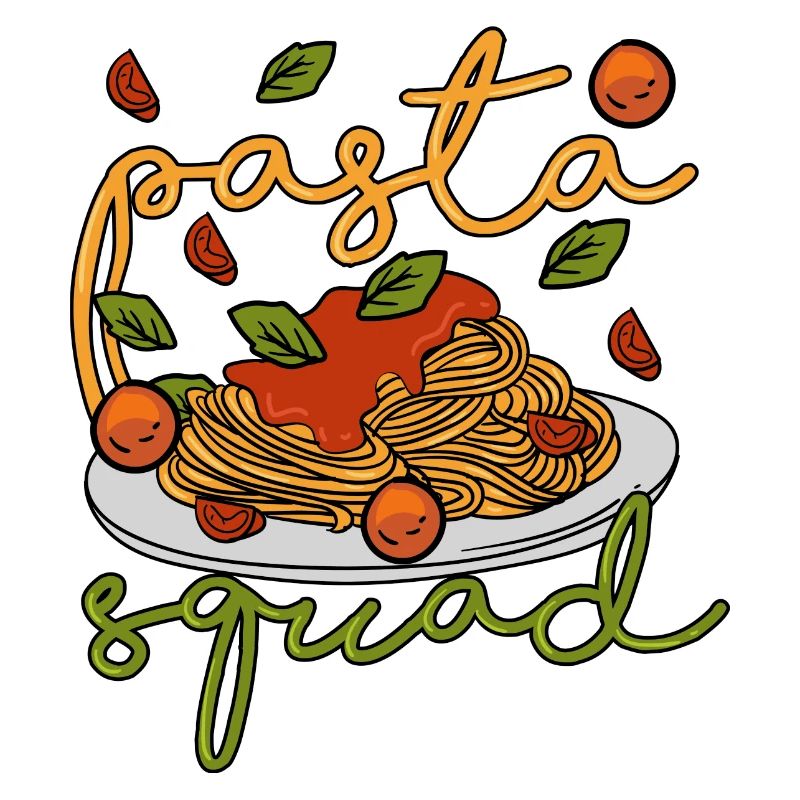 Pasta Squad Spaghetti Ironisches Sprichwort