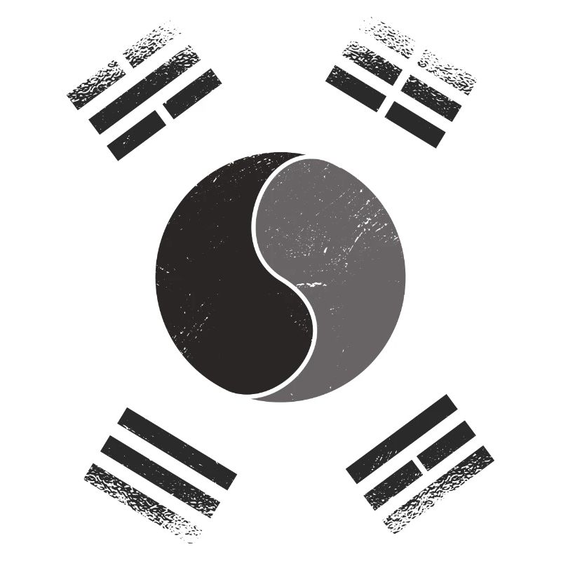 Corée Corée Du Sud Drapeau de la Corée du Sud