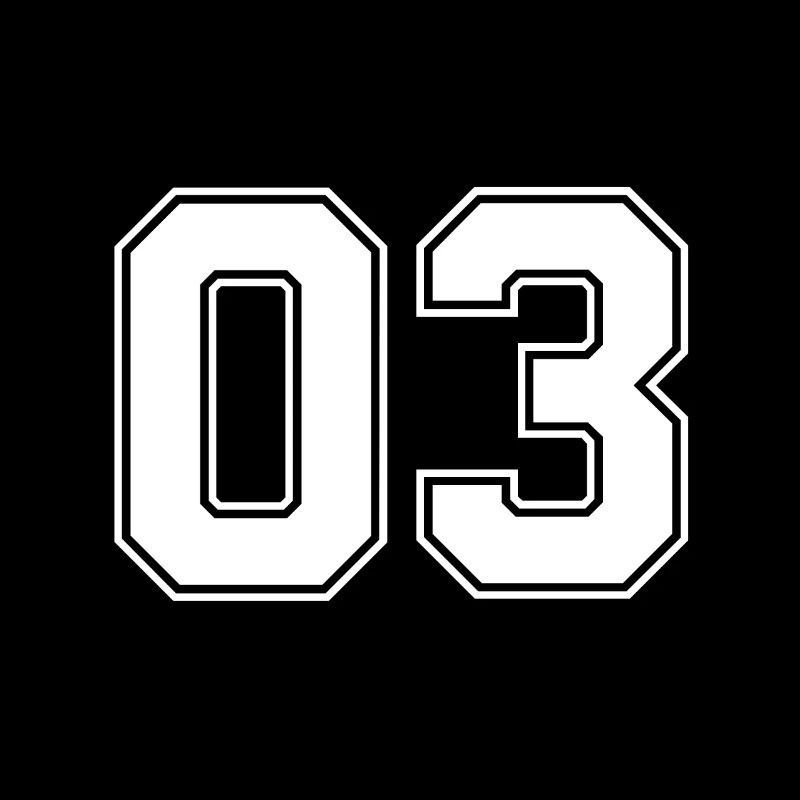 03 number