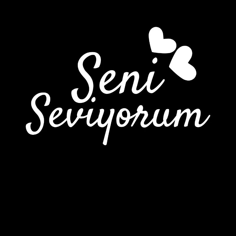 Idée cadeau turque Seni Seviyorum
