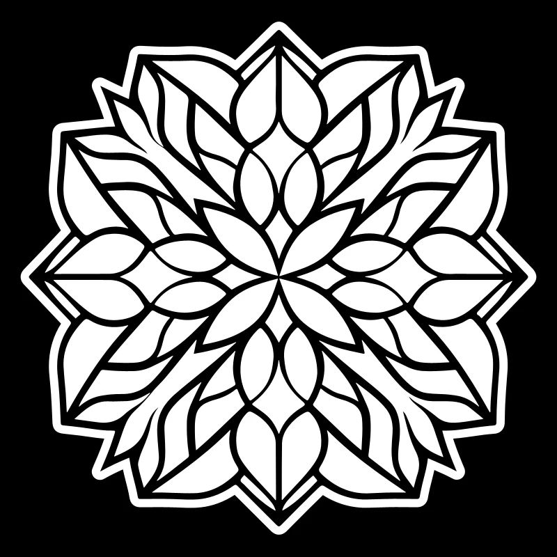 Flocon de neige d’hiver