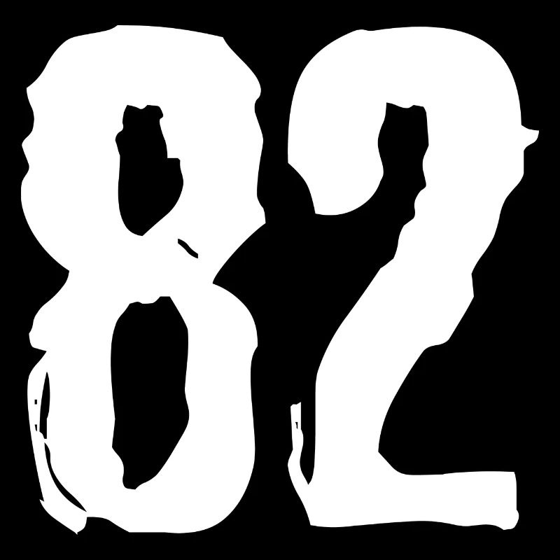Maillot à 82 numéros