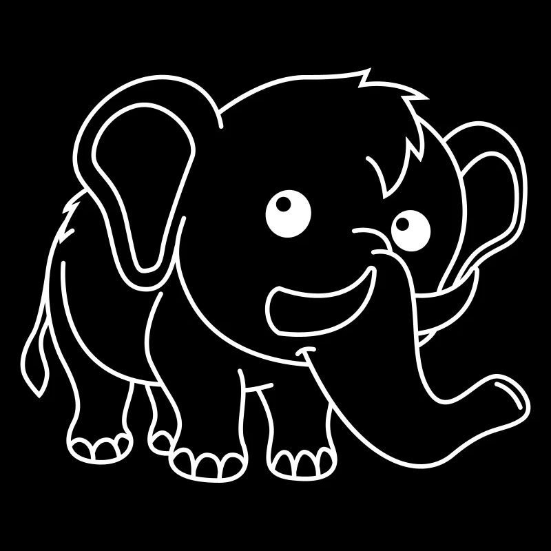 Mammut Comic Tier