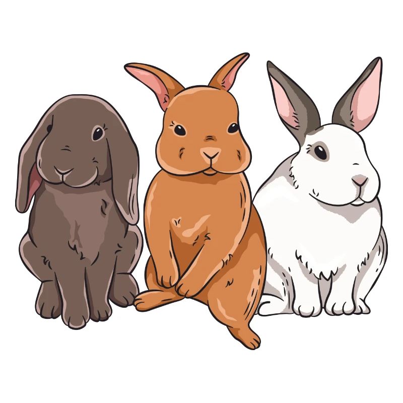 Cute rabbit design for bunny owners
