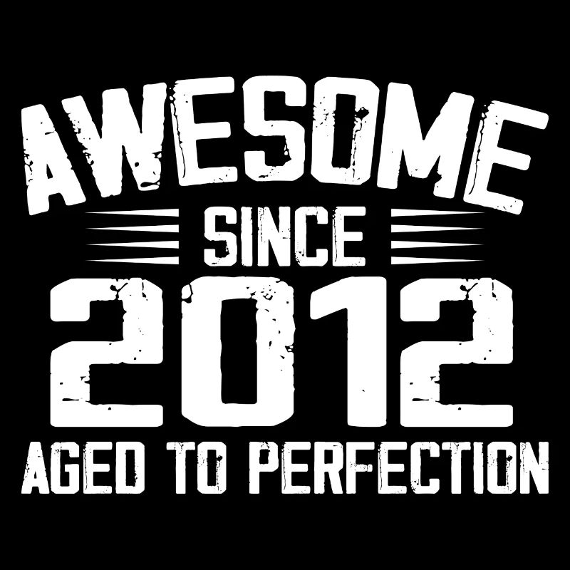 Vintage 2012 12th Anniversary Gift 2012