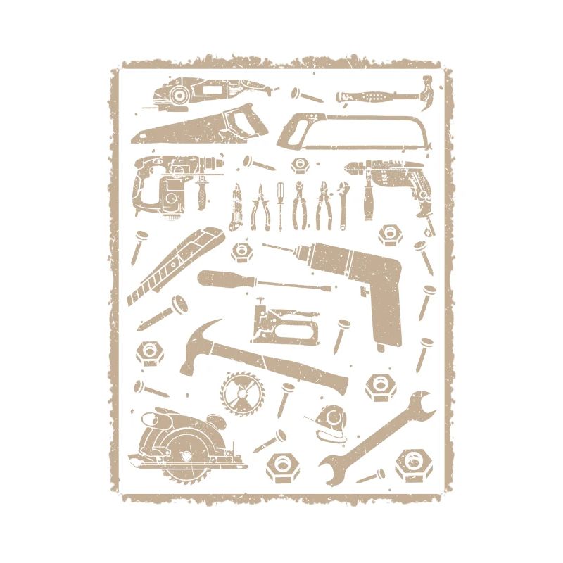 Tools with frame vintage