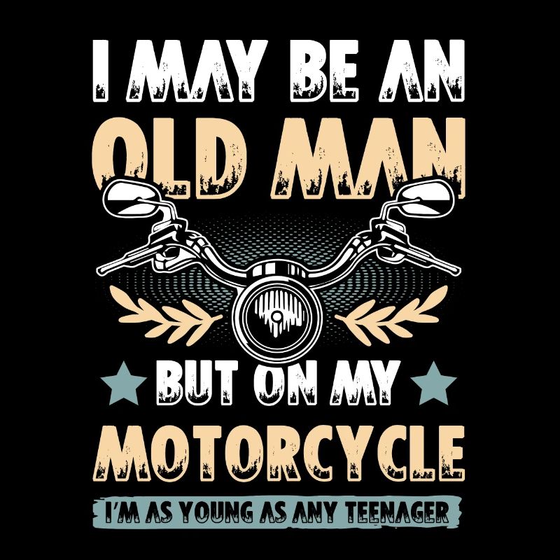 Motorcycle old man