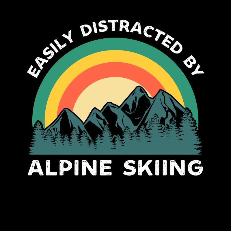 Easily distracted by Alpine skiing