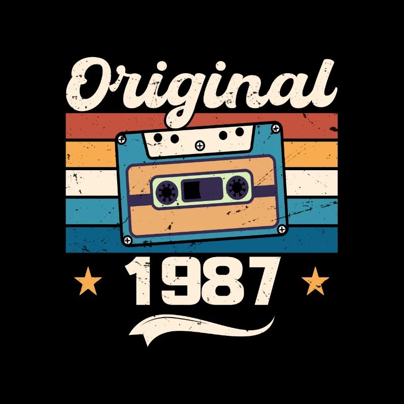 Born Gift Original 1987 Gift Idea 1987