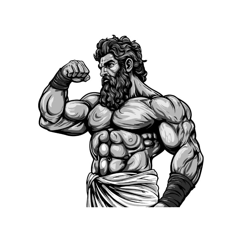 Bodybuilder Muscles Workout Gym