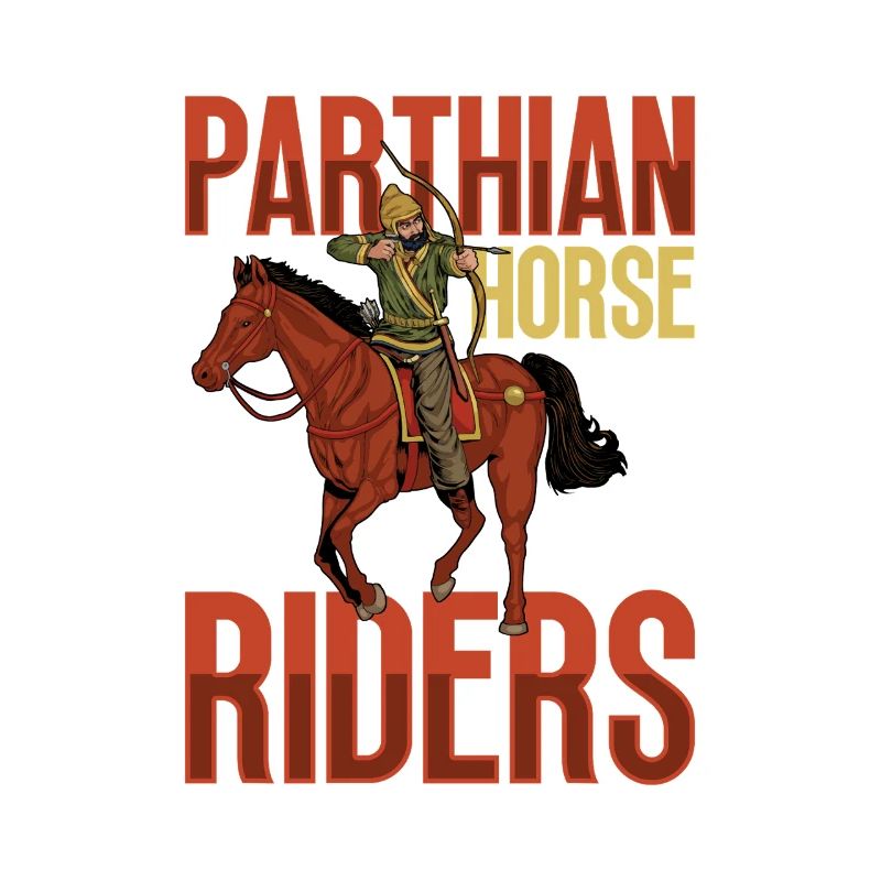 Mit Bogen auf Pferd - Parthischer Reiter