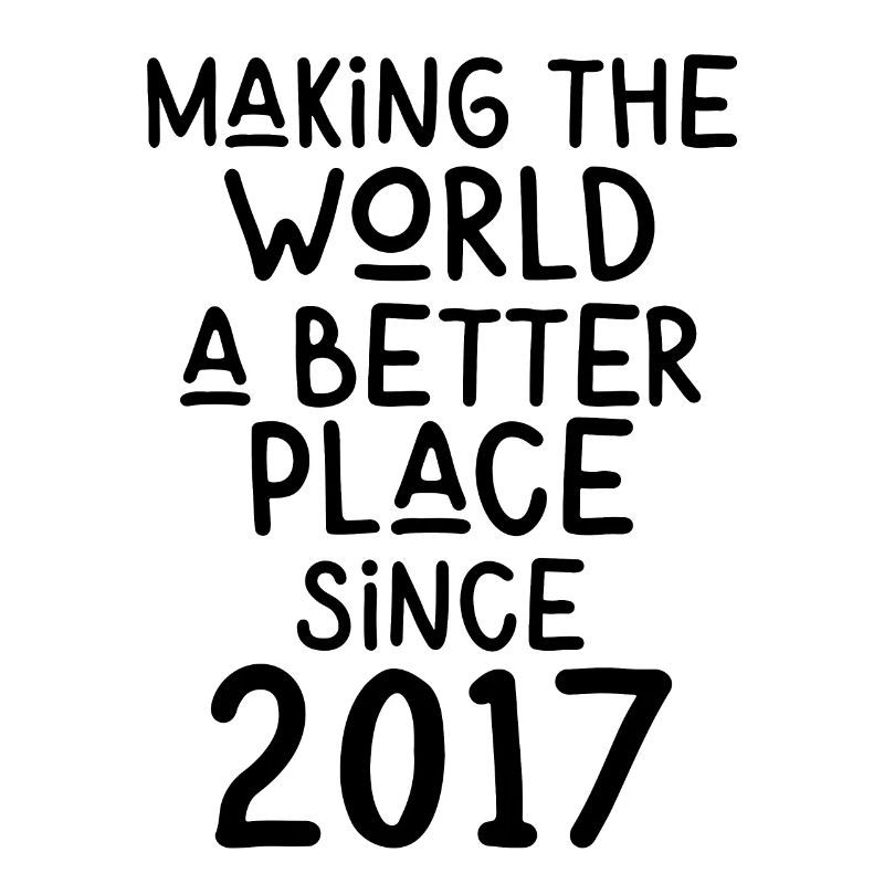 Making the World a better place since 2017