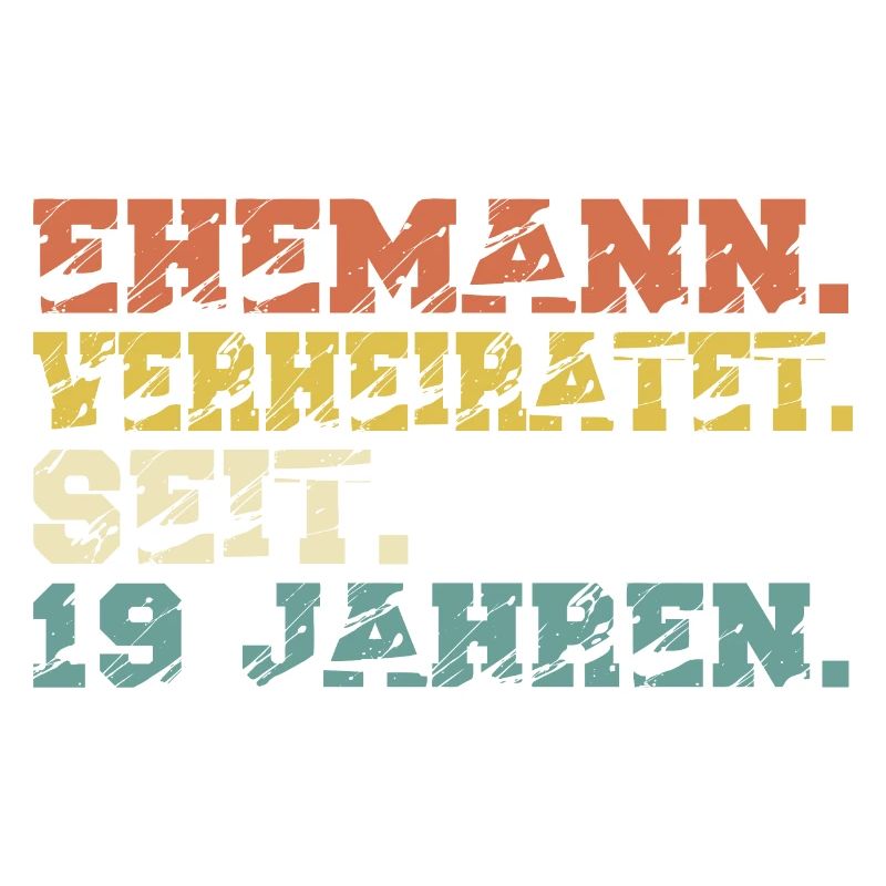 Perlmutthochzeit Hochzeitstag 19 Jahre Mann Eheman