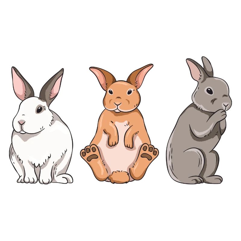 Conception de lapin mignon pour les propriétaires de lapins