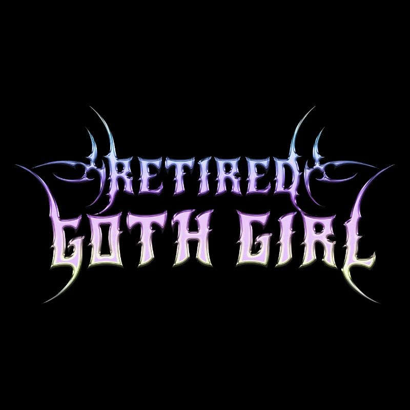 Retired Goth Girl! Gothic Emo Mädchen