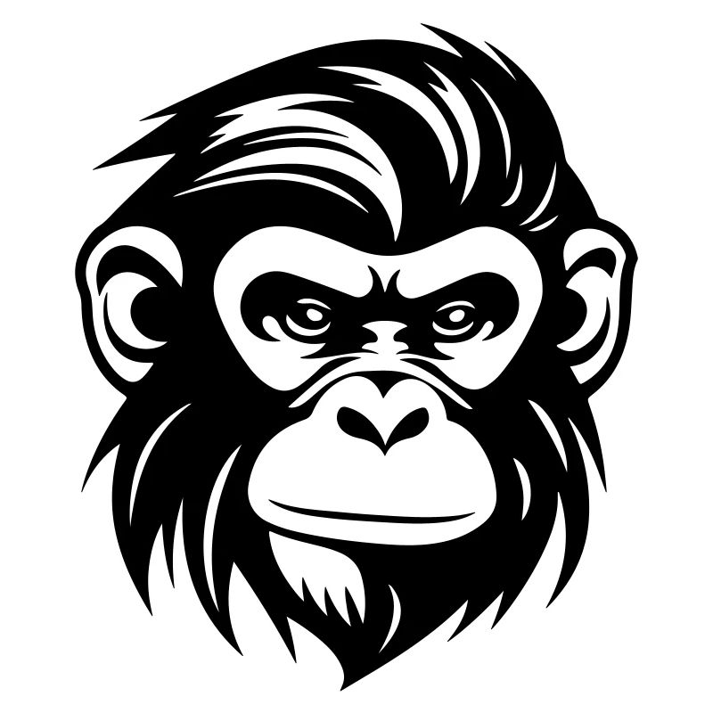 Affe Kopf