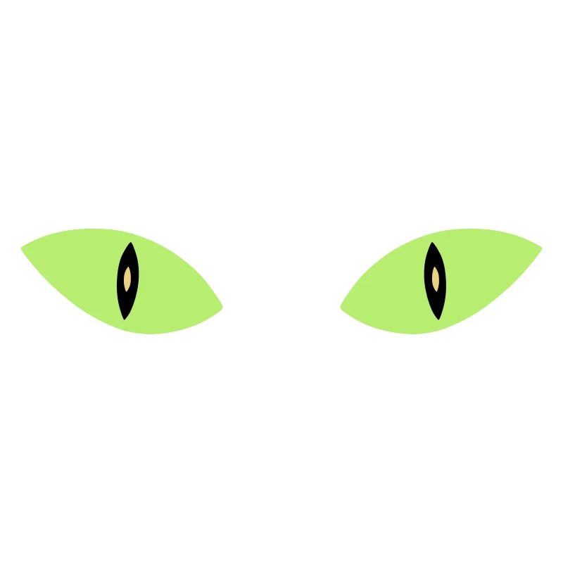 ★ Couleurs de conception modifiables ★ Deux yeux de chat