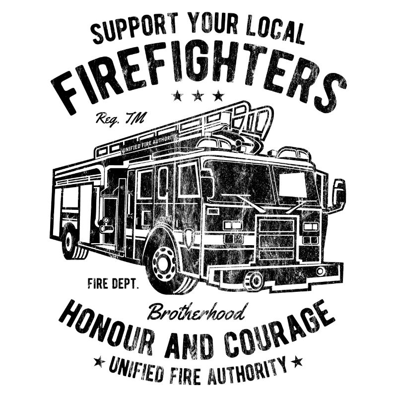 POMPIERS - Conception de camion de pompiers shirt
