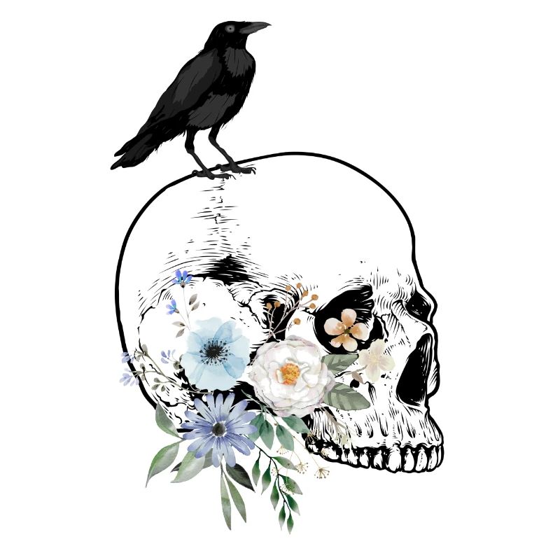 Crâne de corbeau