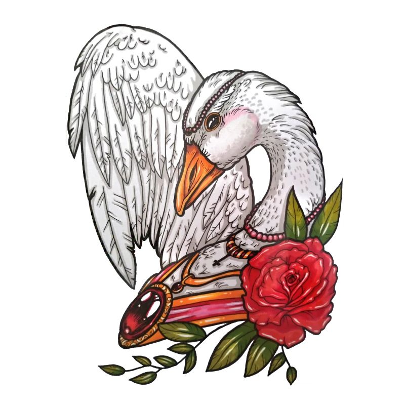 Oca romantica - Cigno