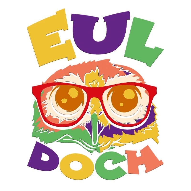 EUL doch - Eule mit Brille