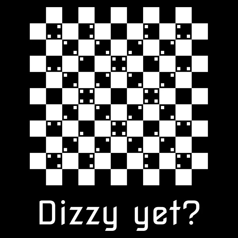 Dizzy yet? Optical illusion