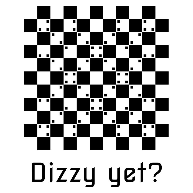 Dizzy yet? Optical illusion