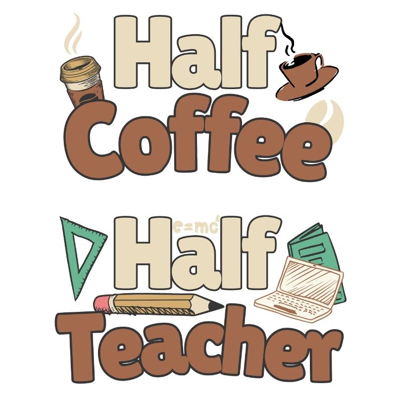 Moitié café moitié enseignant - Halb Kaffee halb Lehrer