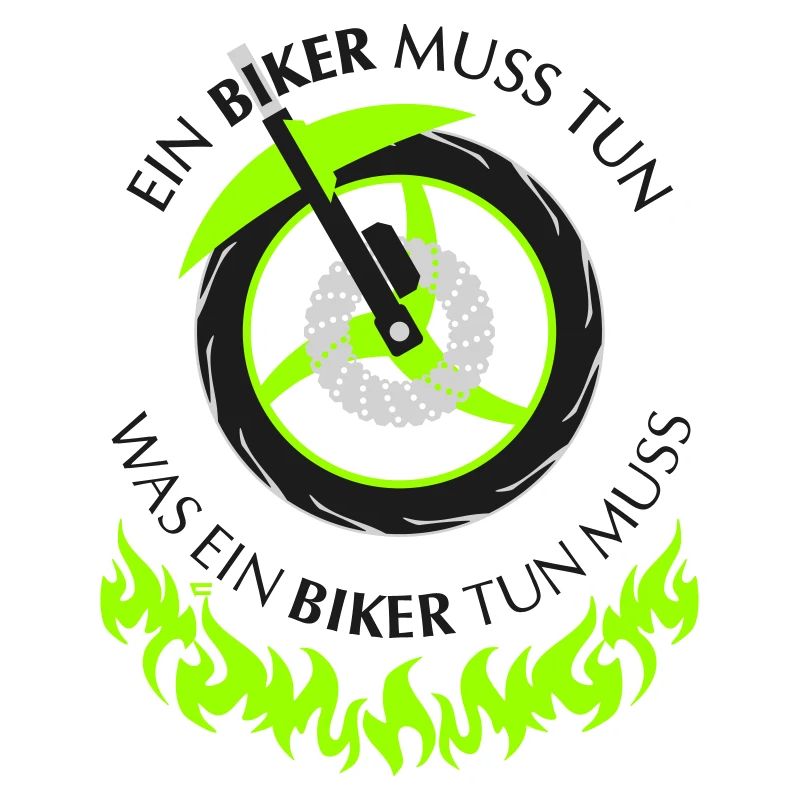 Ein Biker muss tun was ein Biker tun muss