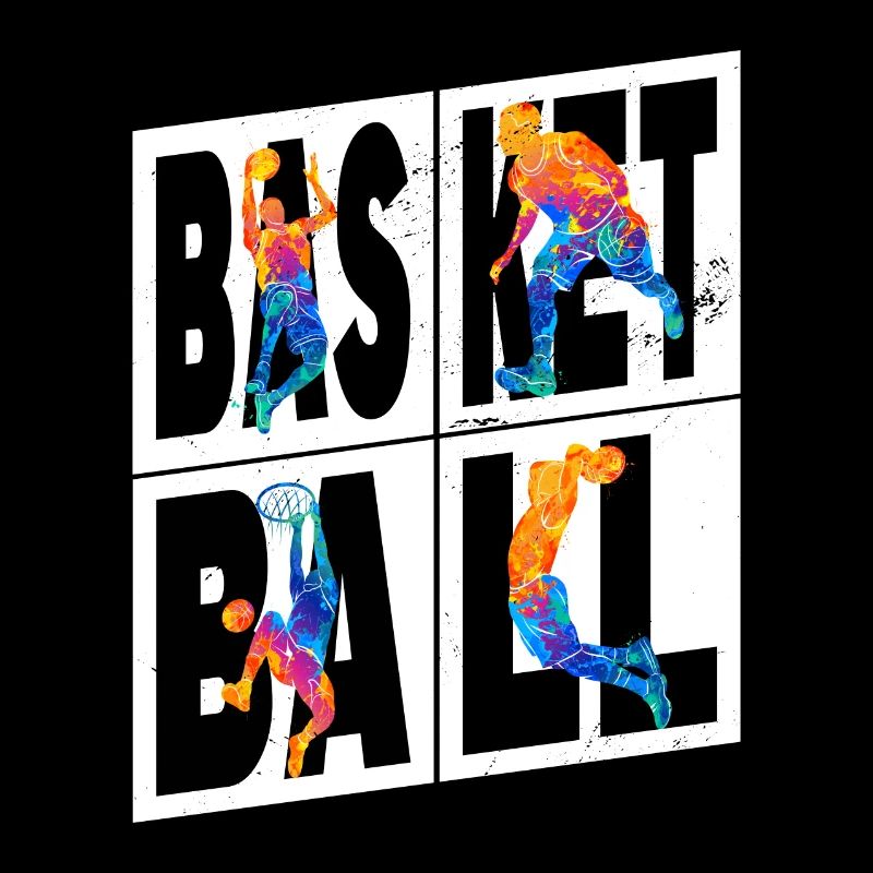 Basketteur Basketteur Vintage Coloré