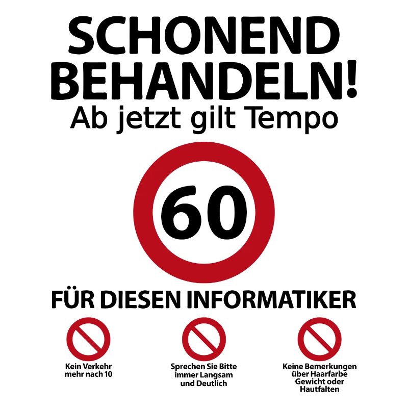 60 Geburtstag Informatiker Geburtstagsgeschenk