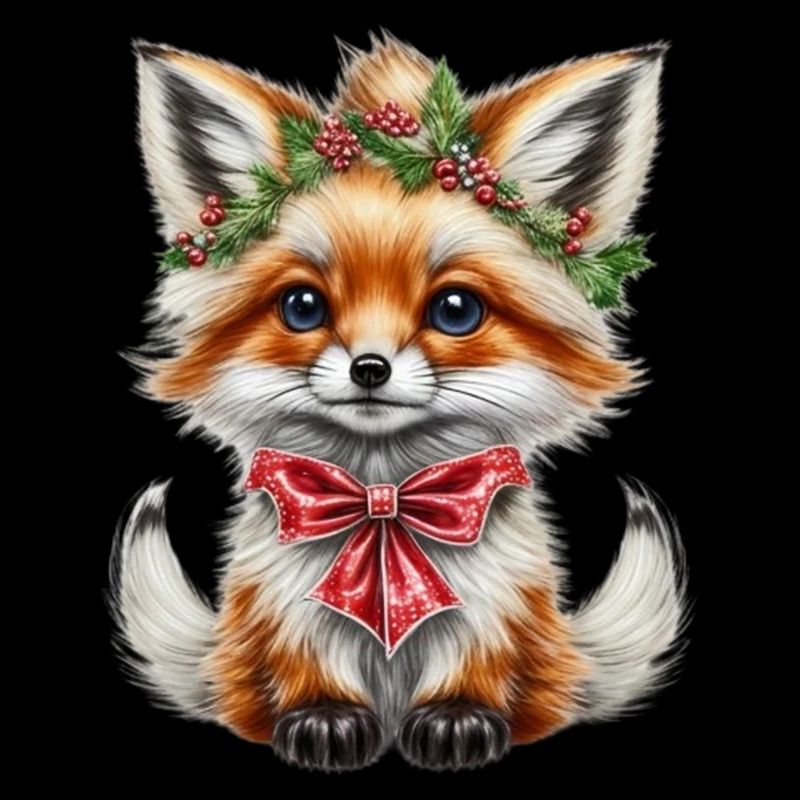Christmas fox