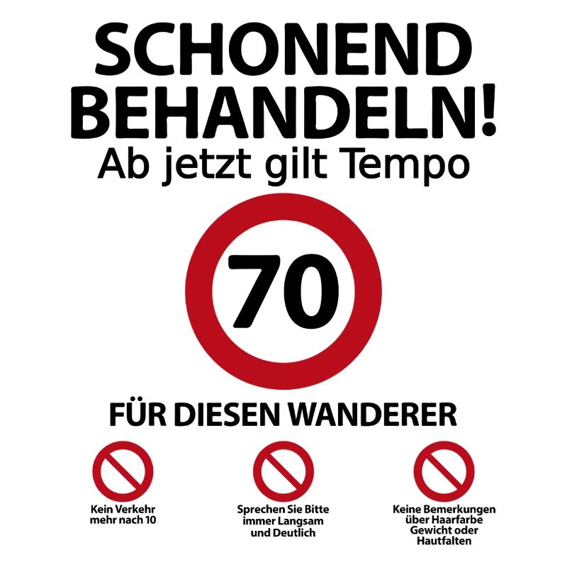 70. Geburtstag Wanderer Geburtstagsgeschenk