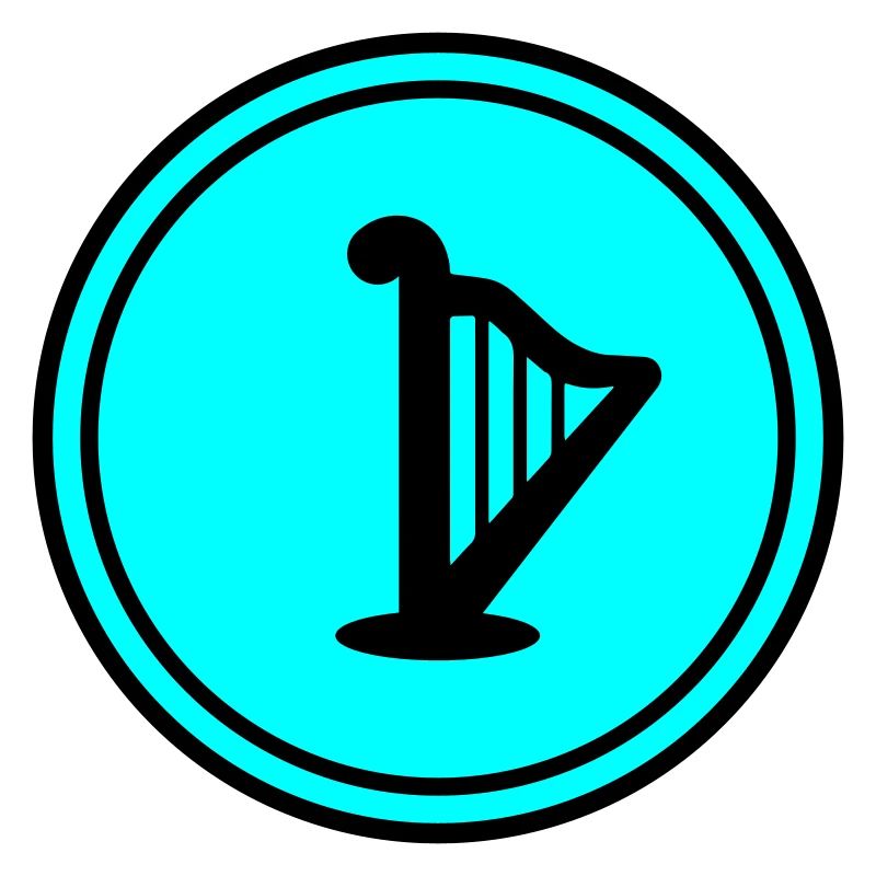 Symbole de la harpe