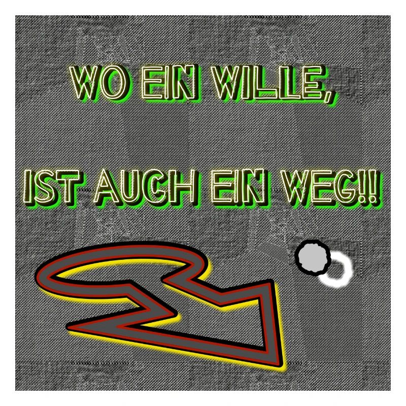 Wo ein Wille, ist auch ein Weg!!