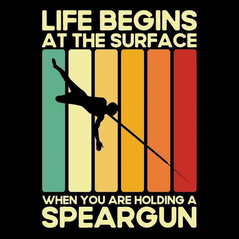 Speerfischer Das Leben beginnt an der Oberfläche