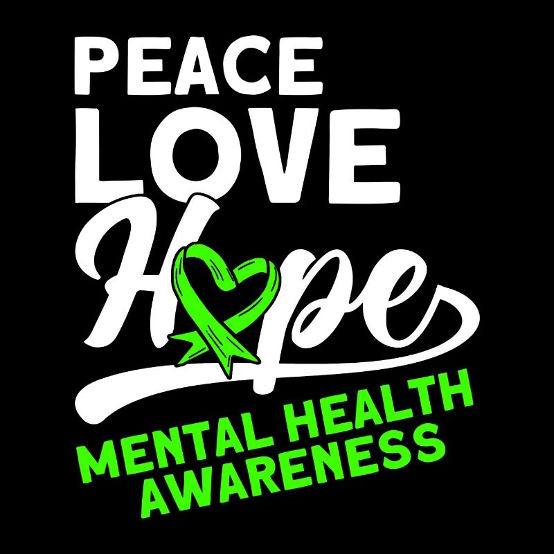 Psychological Awareness Green Loop Depression