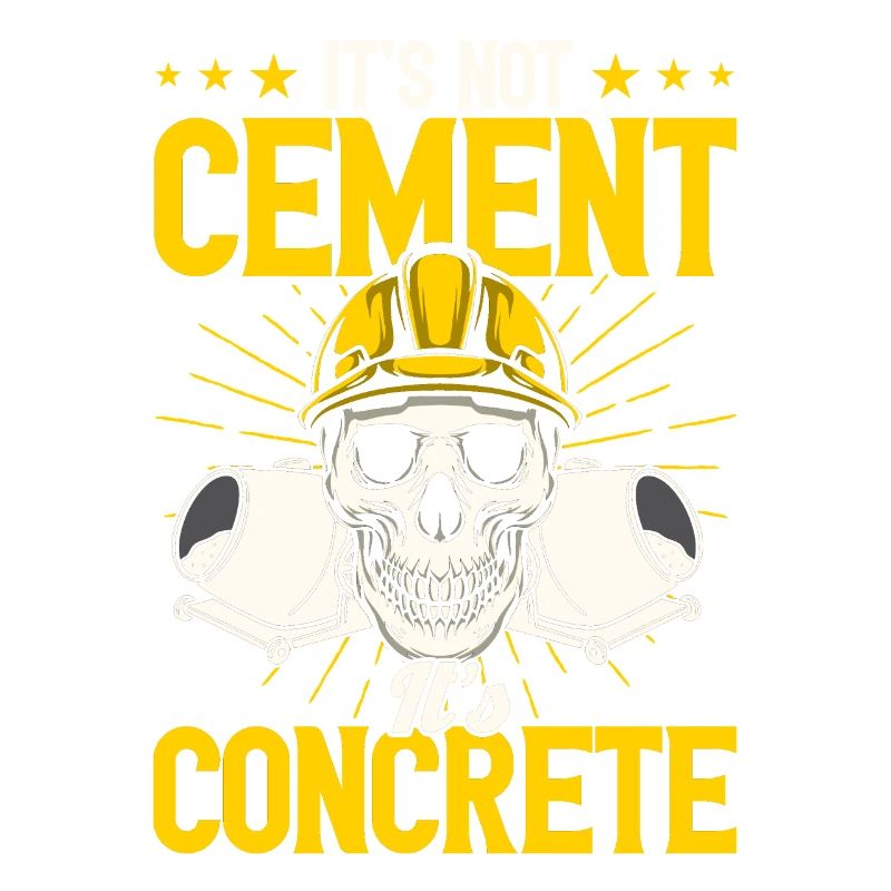 Construction workers Concrete builders Concrete mixer gift