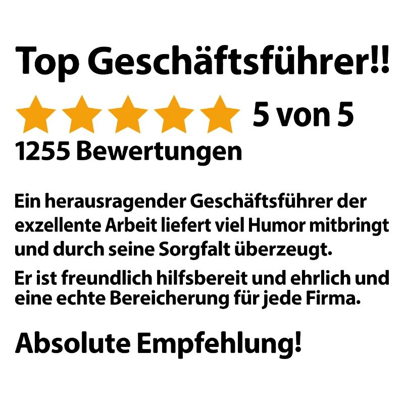 Geschäftsführer Abschiedsgeschenk Geschenkidee