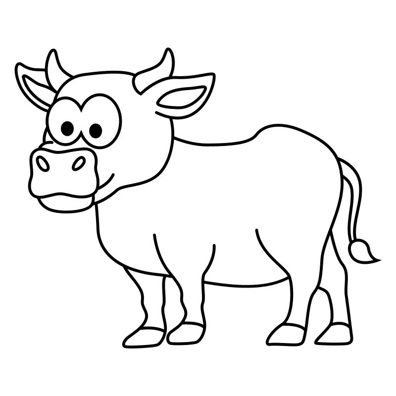 Vache Comic Animal