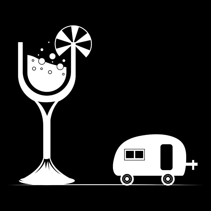 Wine - Camping Caravan -