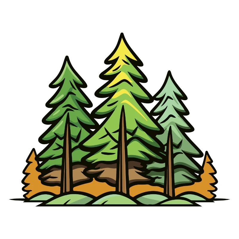 Forest, Trees, Nature